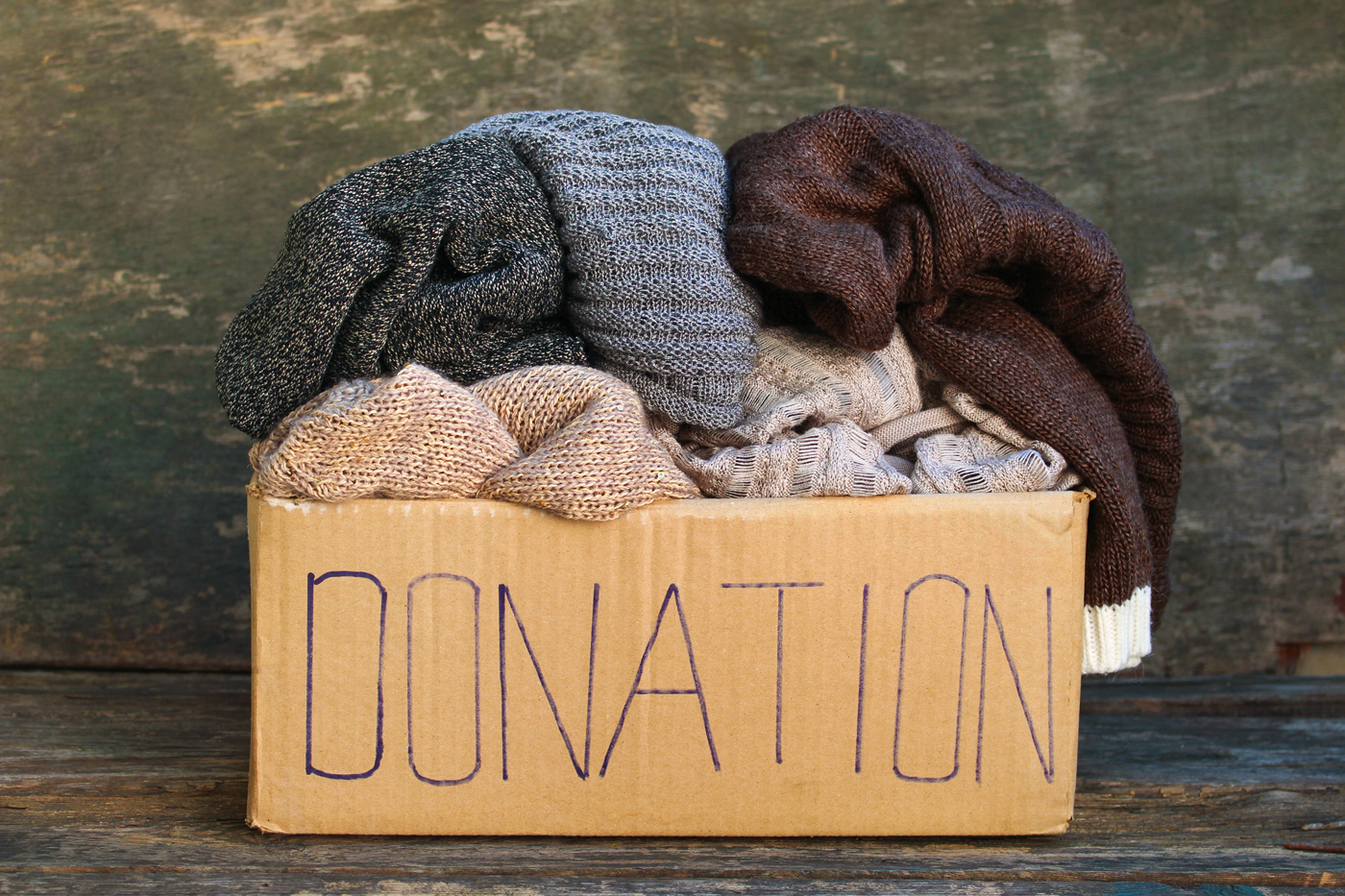 Donate the winter clothes you are not using before you store it.