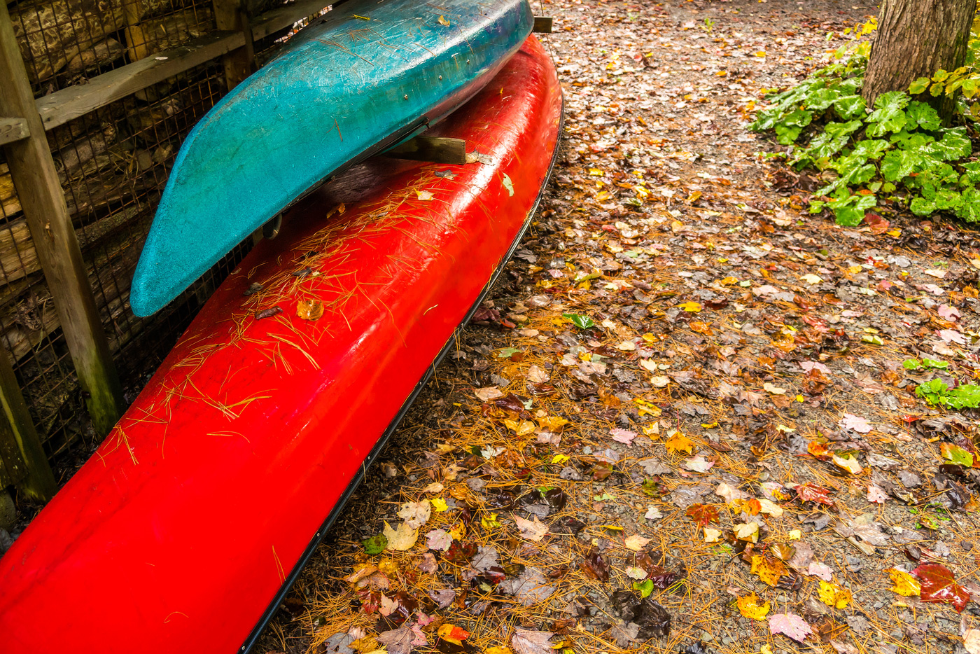 kayak winter storage