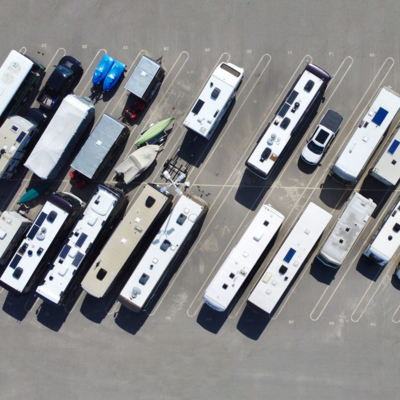 Aerial Shot of Sexsmith RV Storage