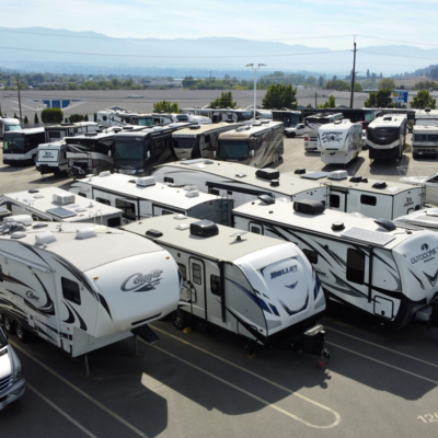 RV and Motorhome Storage Lots