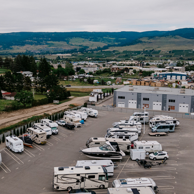 12’ Wide Stalls For RV & Boat Storage