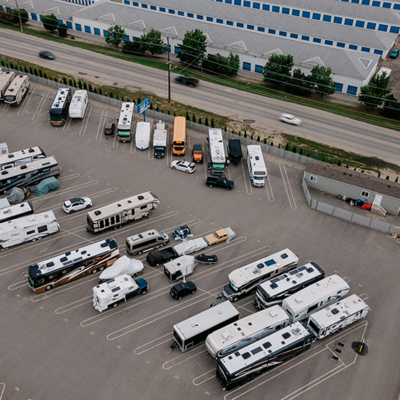 Fenced & Paved Vehicle Storage Site